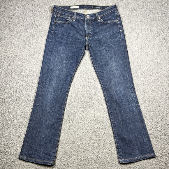 Ag Adriano Goldschmied Denim - Adriano Goldschmied AG The Ballad Slim Boot Denim Jeans Dark Wash Womens 29R